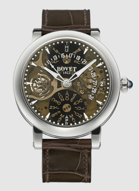 Best Bovet Recital 21 Retrograde Perpetual Calendar brown dial Replica watch